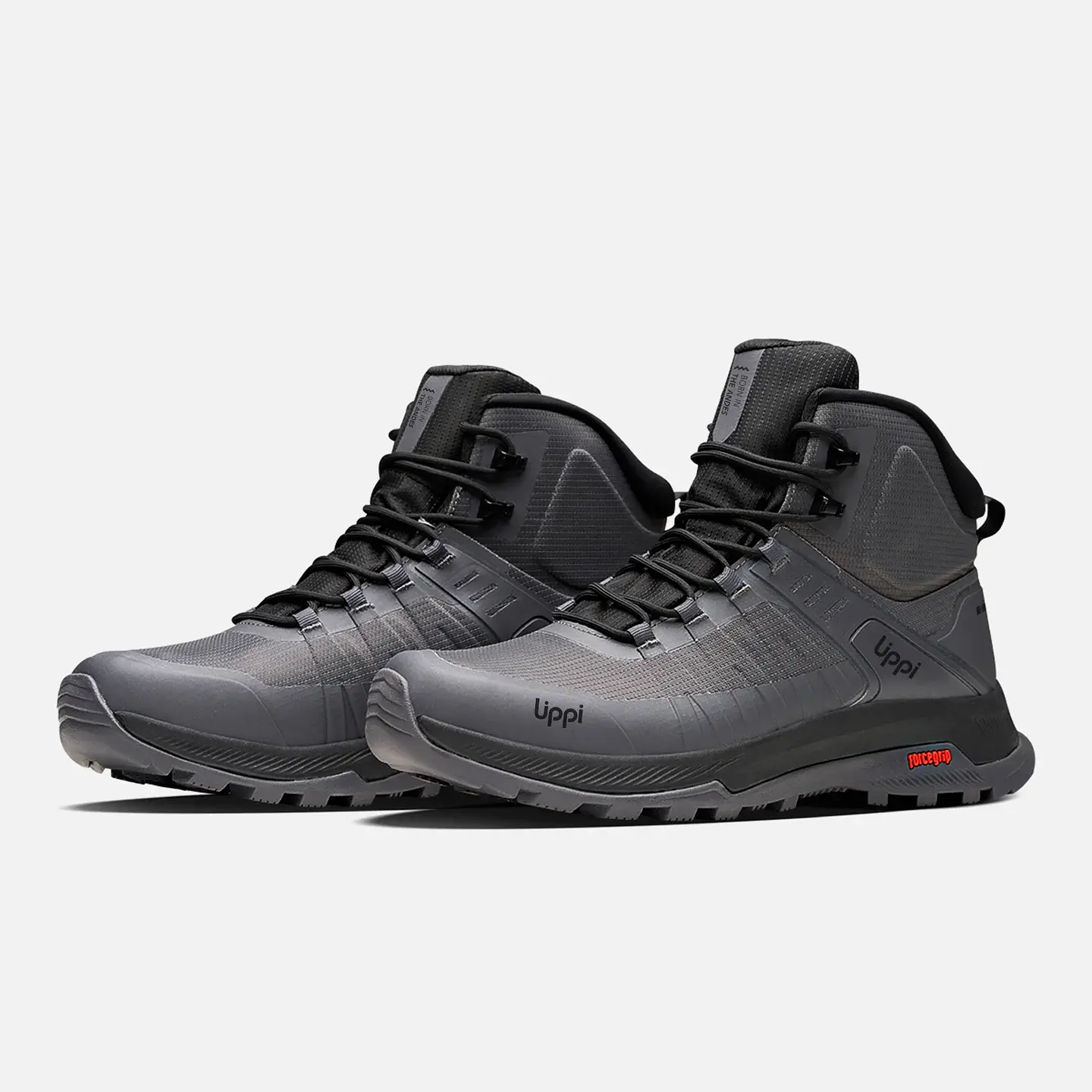 ZAPATILLA C/CAÑA (HO) VULCANO IRON STONE MID B-DRY OUTDOOR LIPPI LC0972038 GRAFITO 3