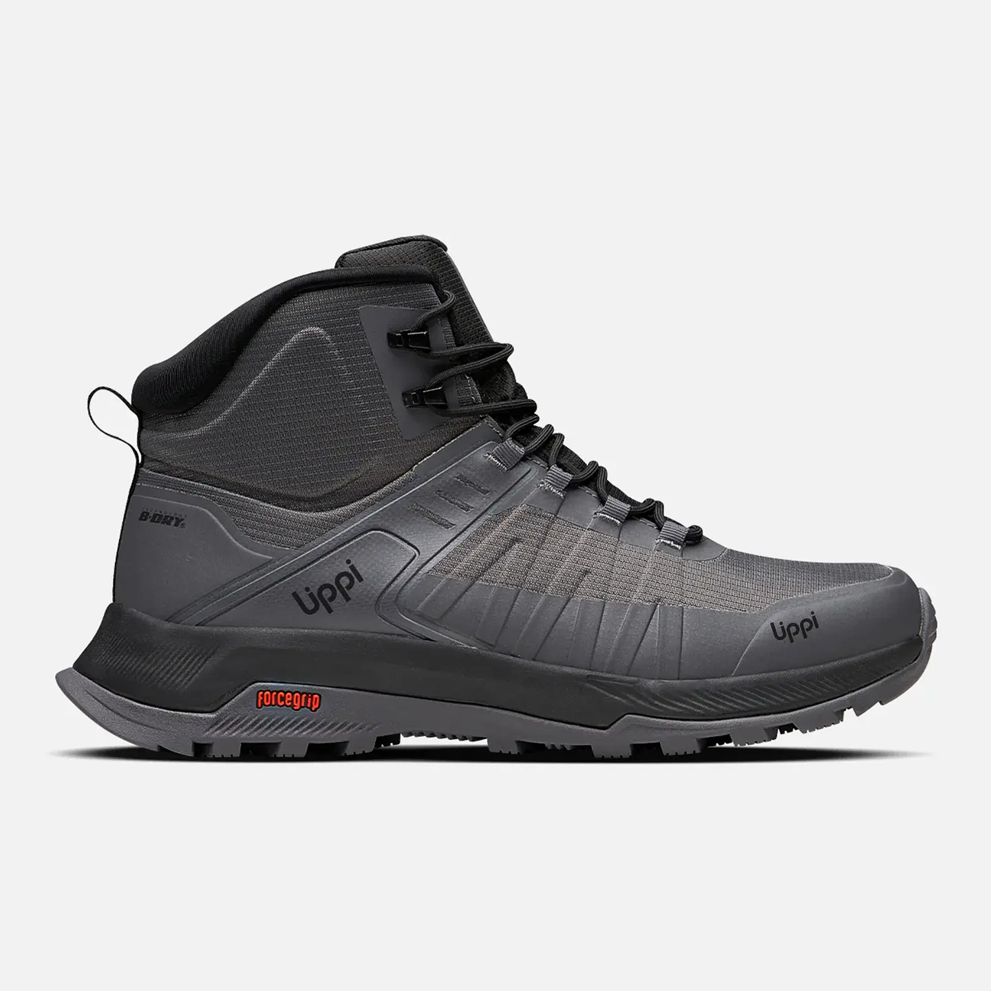 ZAPATILLA C/CAÑA (HO) VULCANO IRON STONE MID B-DRY OUTDOOR LIPPI LC0972038 GRAFITO 1