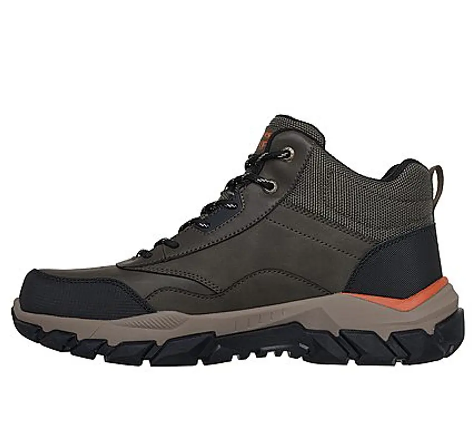 ZAPATILLA C/CAÑA (HO) SANTORO CASUAL SKECHERS 205642-OLV OLIVA 4