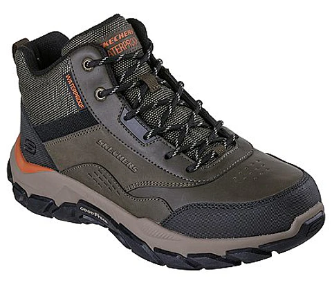 ZAPATILLA C/CAÑA (HO) SANTORO CASUAL SKECHERS 205642-OLV OLIVA