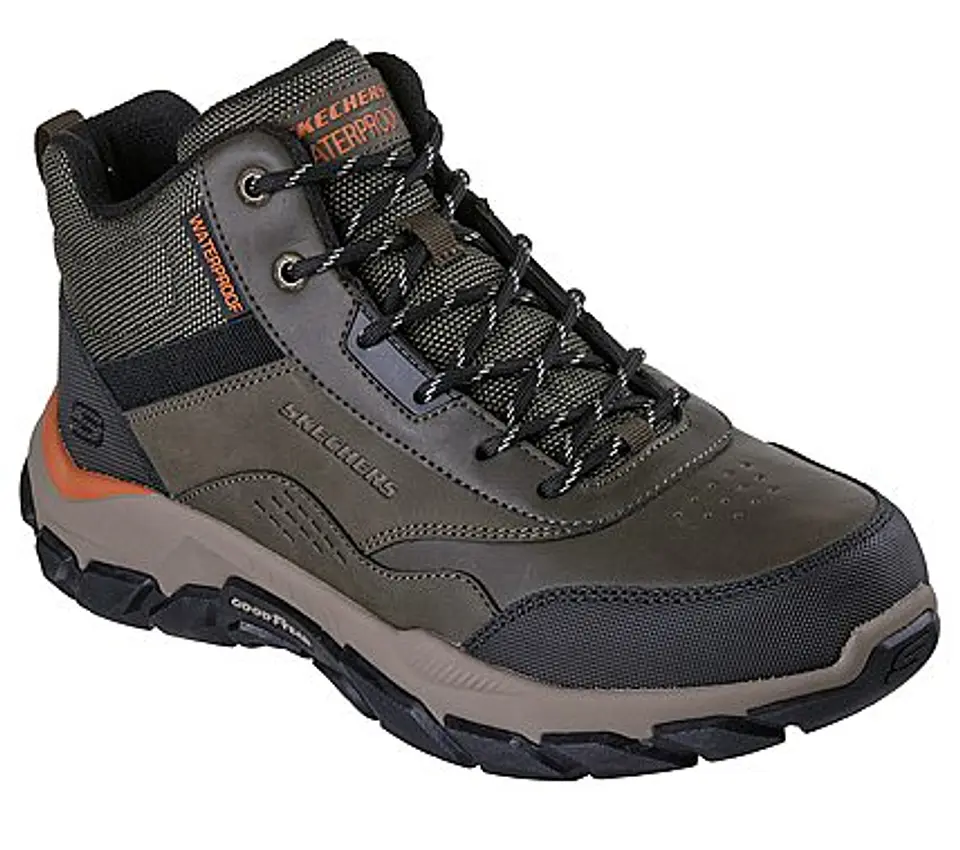 ZAPATILLA C/CAÑA (HO) SANTORO CASUAL SKECHERS 205642-OLV OLIVA 1
