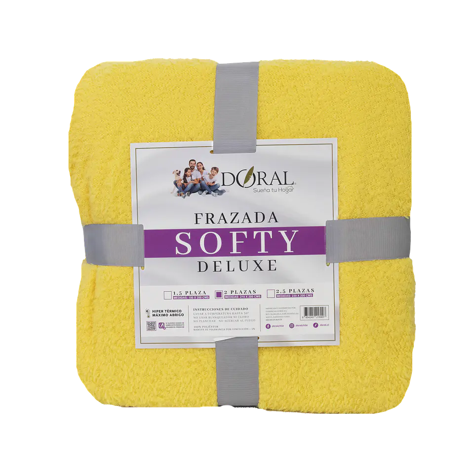 FRAZADA SOFTY  DELUXE  2P COMERCIAL DORAL FRSOFTY20 4
