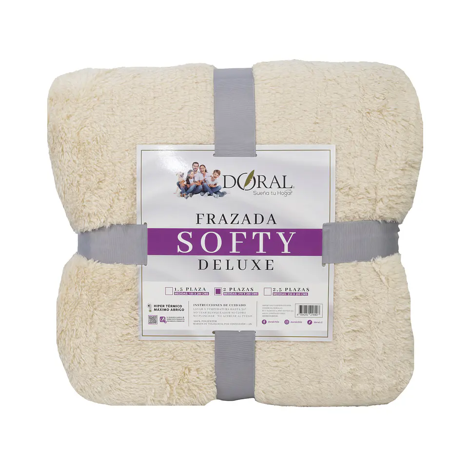 FRAZADA SOFTY  DELUXE  2P COMERCIAL DORAL FRSOFTY20 5