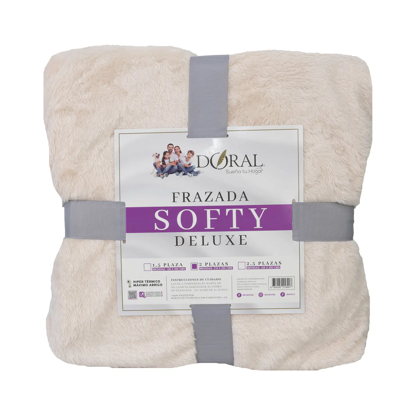 FRAZADA SOFTY  DELUXE  2P COMERCIAL DORAL FRSOFTY20 9