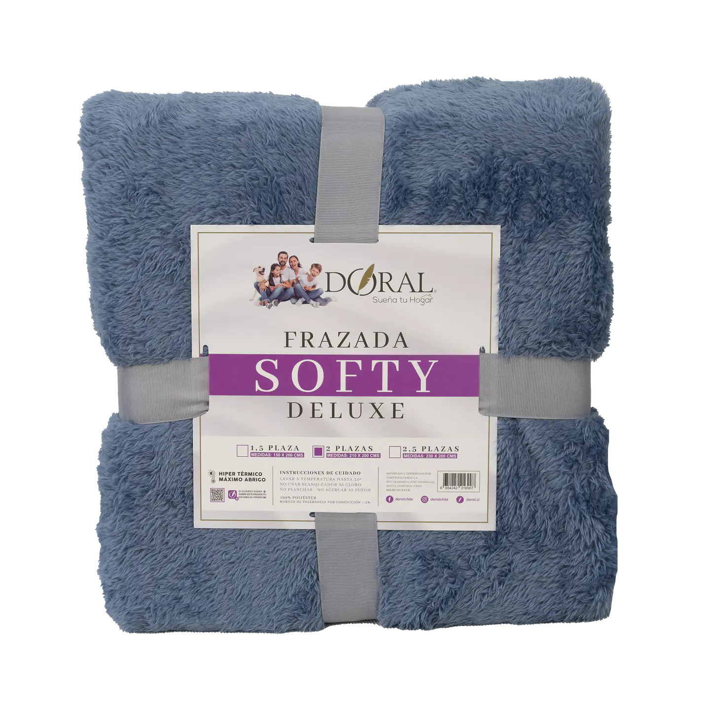 FRAZADA SOFTY  DELUXE  2P COMERCIAL DORAL FRSOFTY20 10
