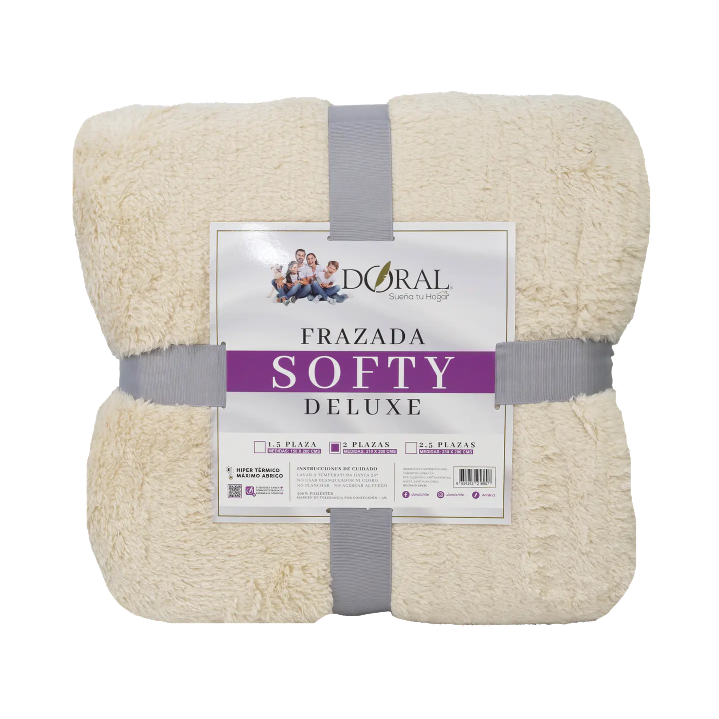 FRAZADA SOFTY  DELUXE  2P COMERCIAL DORAL FRSOFTY20 11