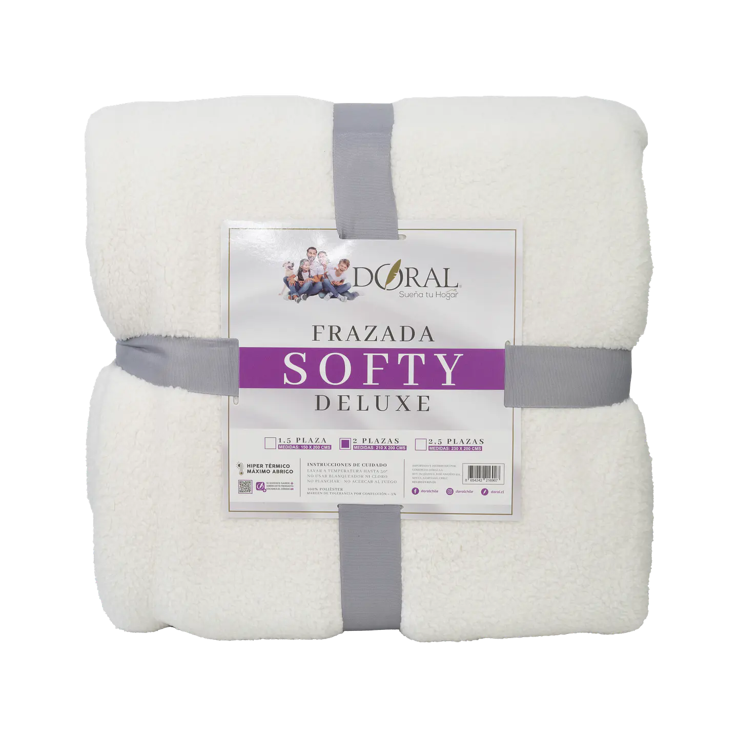 FRAZADA SOFTY  DELUXE  2P COMERCIAL DORAL FRSOFTY20 12