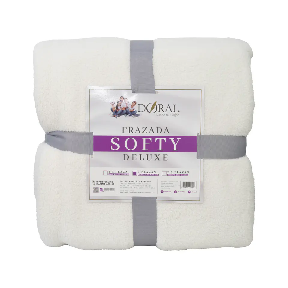 FRAZADA SOFTY  DELUXE  2P COMERCIAL DORAL FRSOFTY20 13