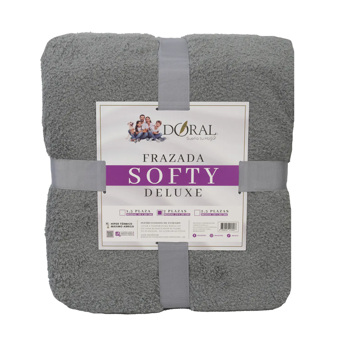 FRAZADA SOFTY  DELUXE  2P COMERCIAL DORAL FRSOFTY20 15