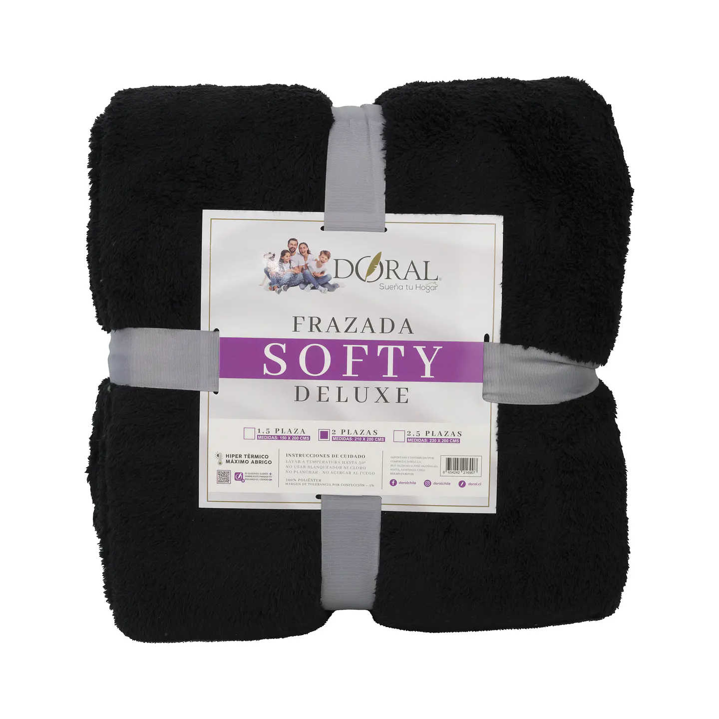 FRAZADA SOFTY  DELUXE  2P COMERCIAL DORAL FRSOFTY20 17