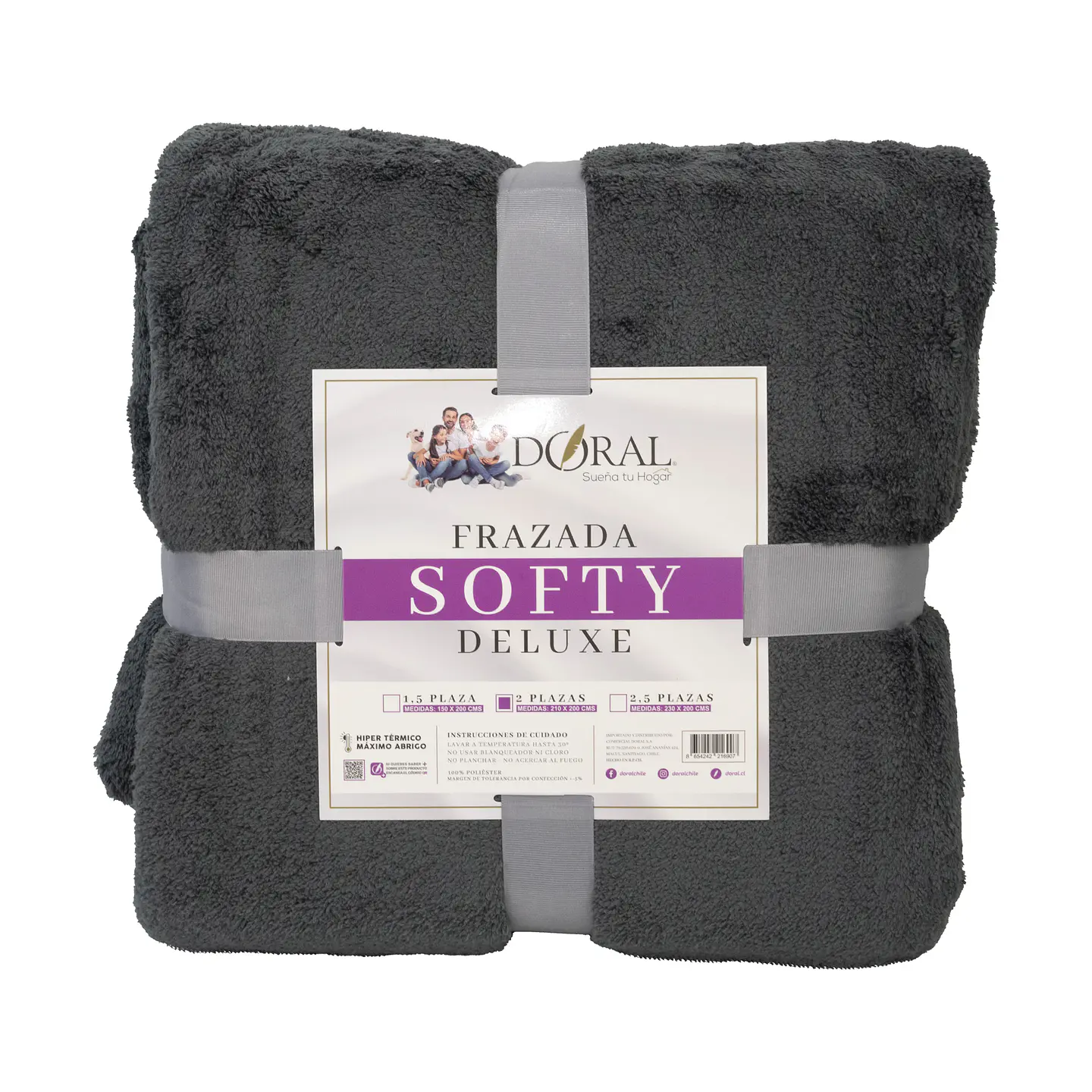 FRAZADA SOFTY  DELUXE  2P COMERCIAL DORAL FRSOFTY20 19