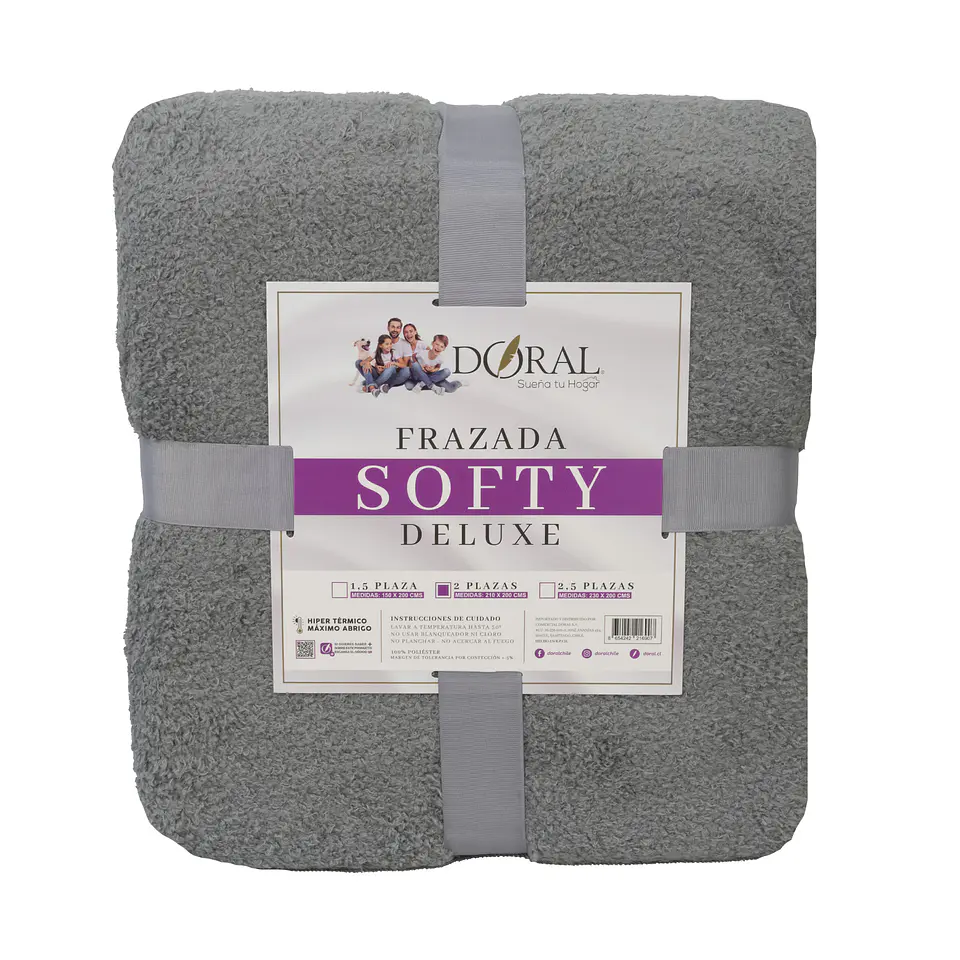 FRAZADA SOFTY  DELUXE  2P COMERCIAL DORAL FRSOFTY20 21