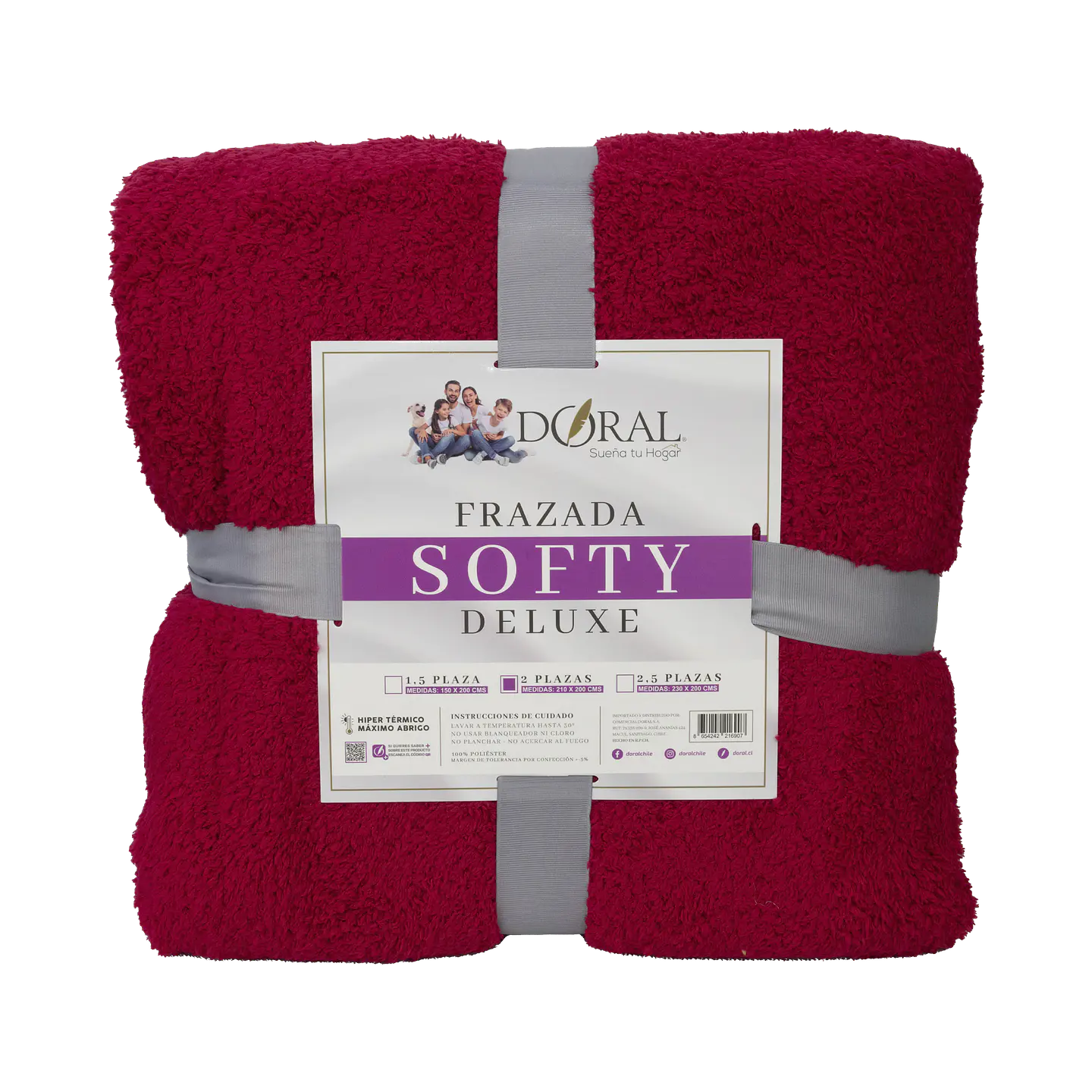 FRAZADA SOFTY  DELUXE  2P COMERCIAL DORAL FRSOFTY20 22