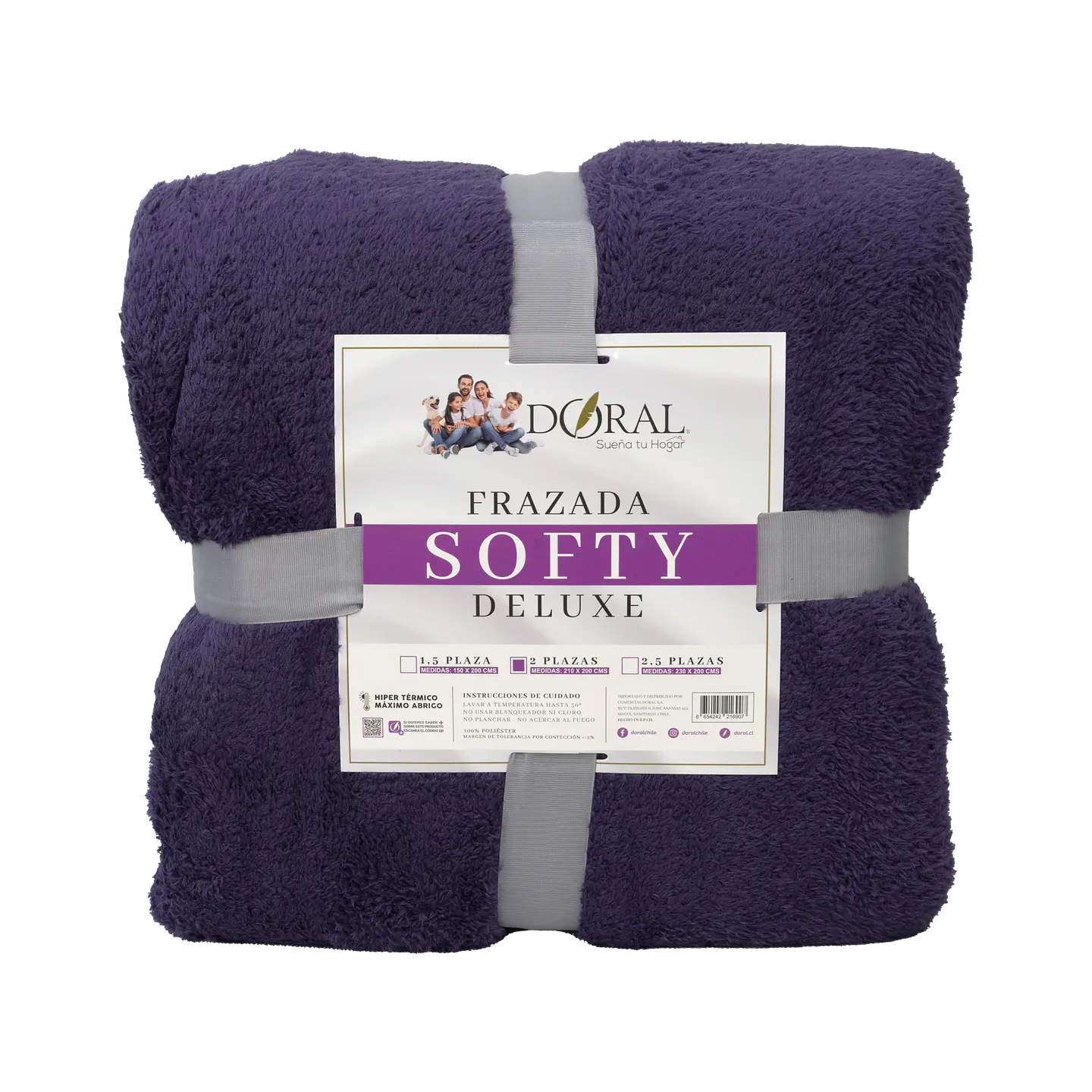 FRAZADA SOFTY  DELUXE  2P COMERCIAL DORAL FRSOFTY20 23