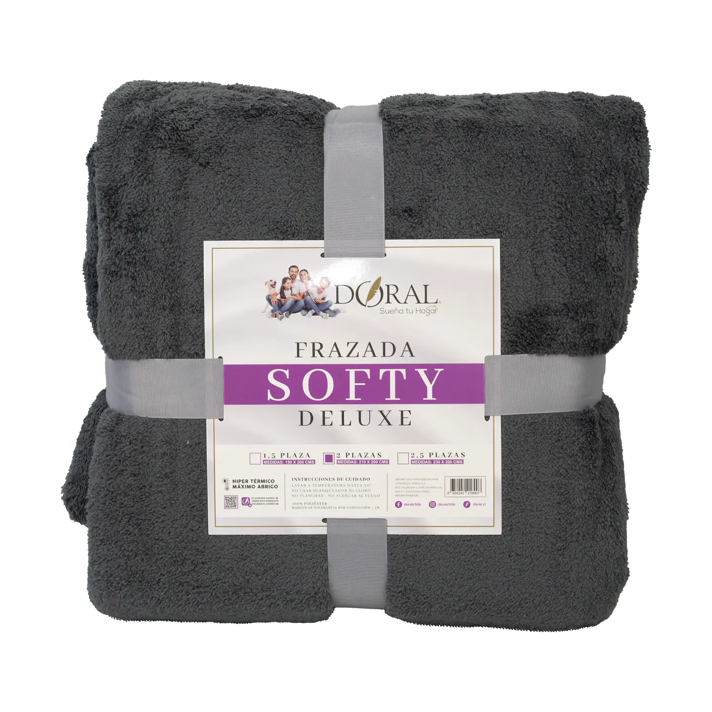 FRAZADA SOFTY  DELUXE  2P COMERCIAL DORAL FRSOFTY20 25