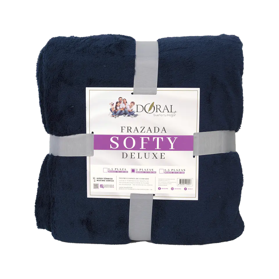 FRAZADA SOFTY  DELUXE  2P COMERCIAL DORAL FRSOFTY20 27