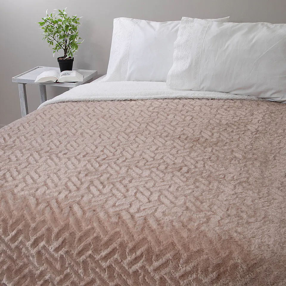 FRAZADA PLUSH SHERPA 2P COMERCIAL DORAL FRPLUSH20 9