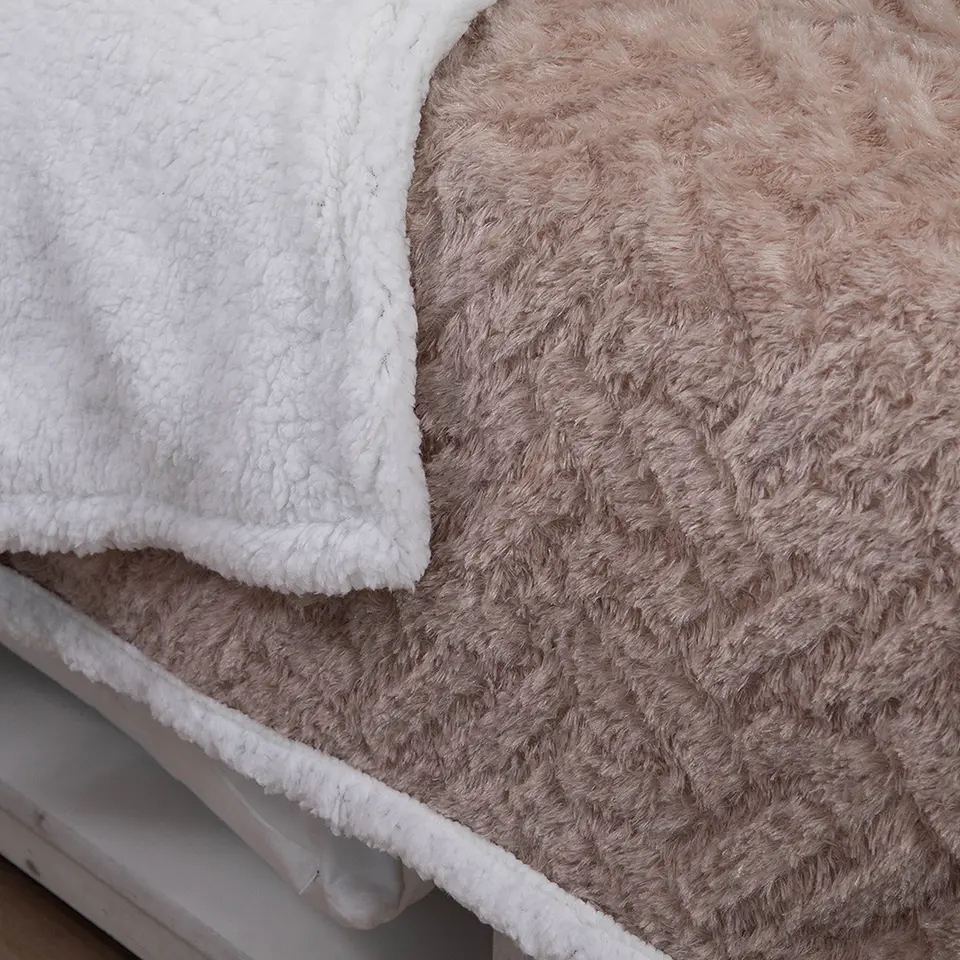 FRAZADA PLUSH SHERPA 2P COMERCIAL DORAL FRPLUSH20 10