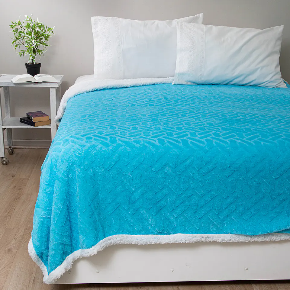 FRAZADA PLUSH SHERPA 2P COMERCIAL DORAL FRPLUSH20 33