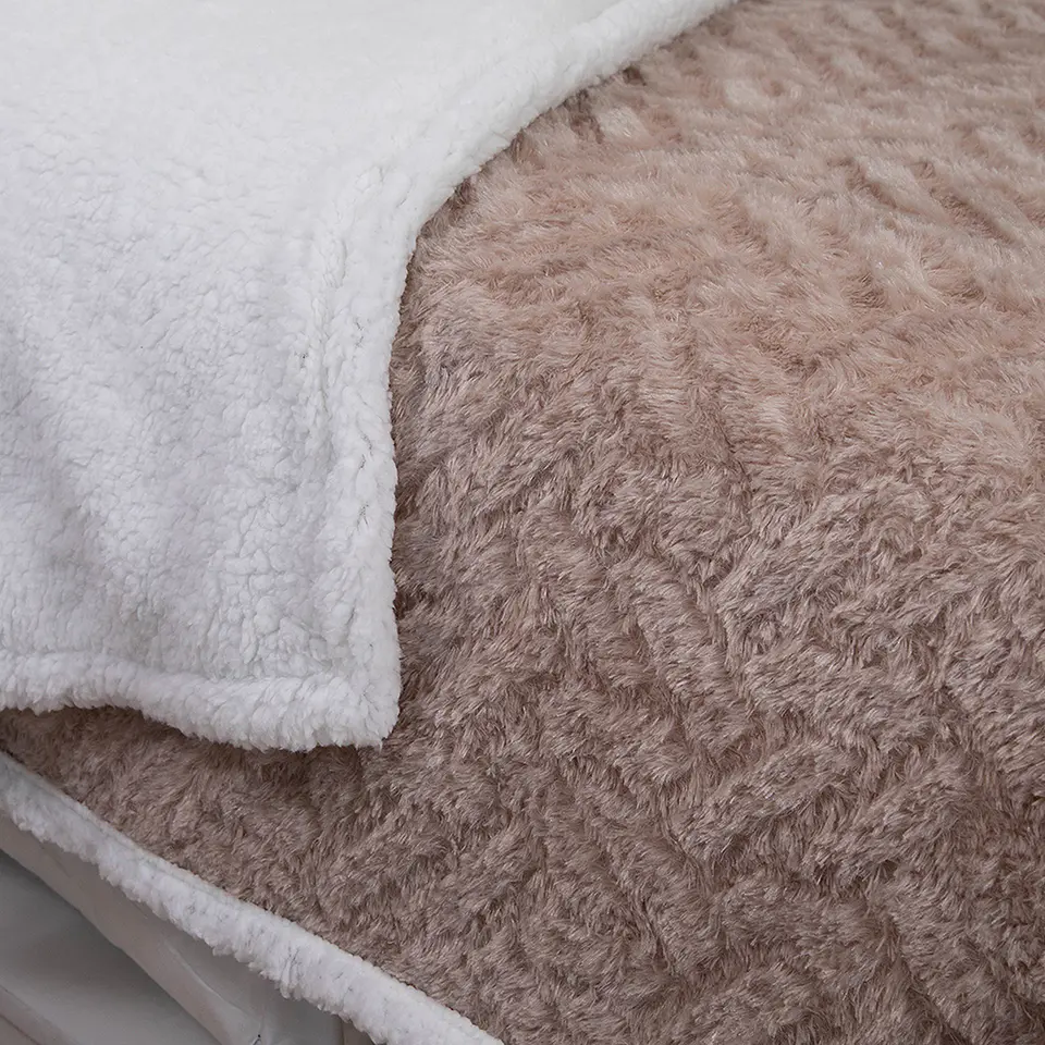 FRAZADA PLUSH SHERPA 1.5P COMERCIAL DORAL FRPLUSH15 5