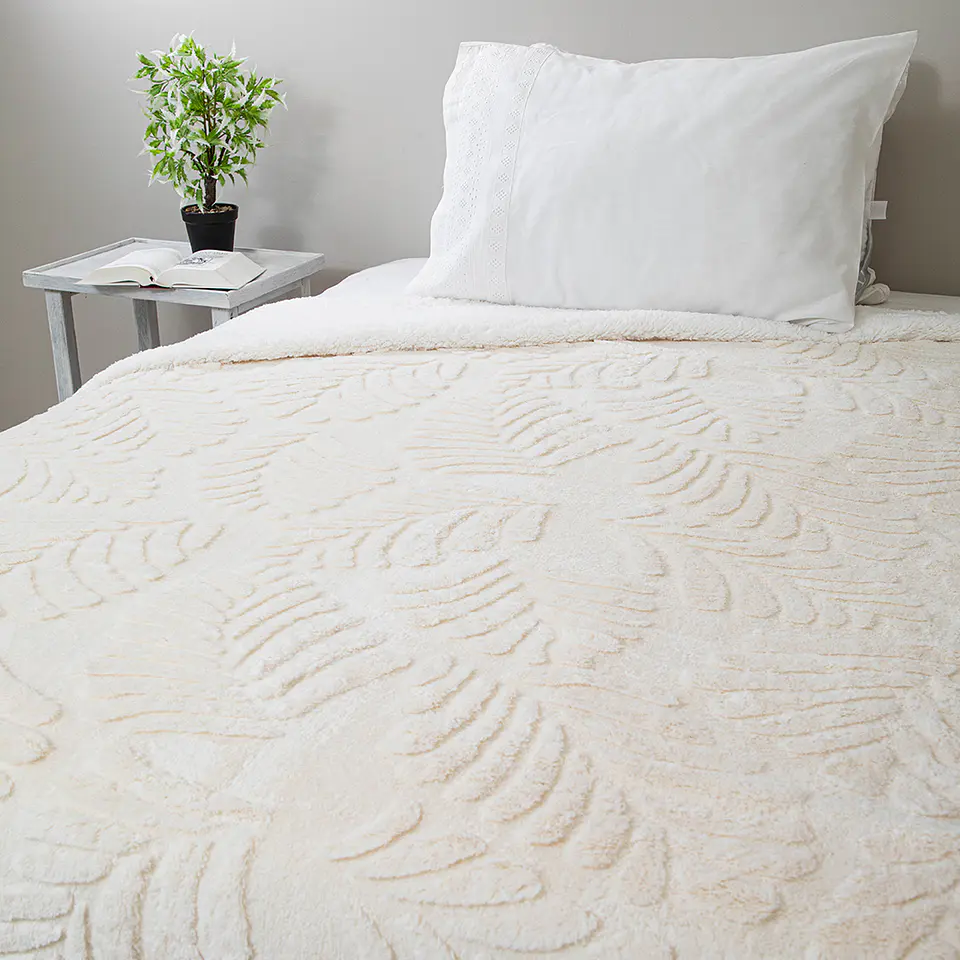 FRAZADA PLUSH SHERPA 1.5P COMERCIAL DORAL FRPLUSH15 10