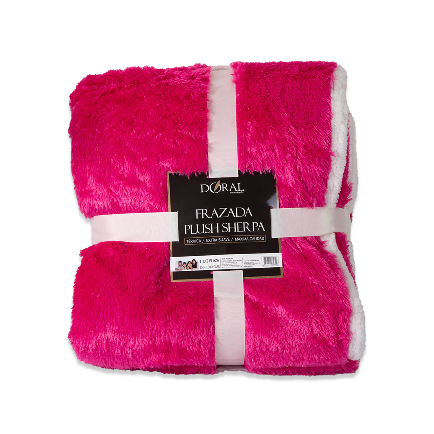 FRAZADA PLUSH SHERPA 1.5P COMERCIAL DORAL FRPLUSH15 15