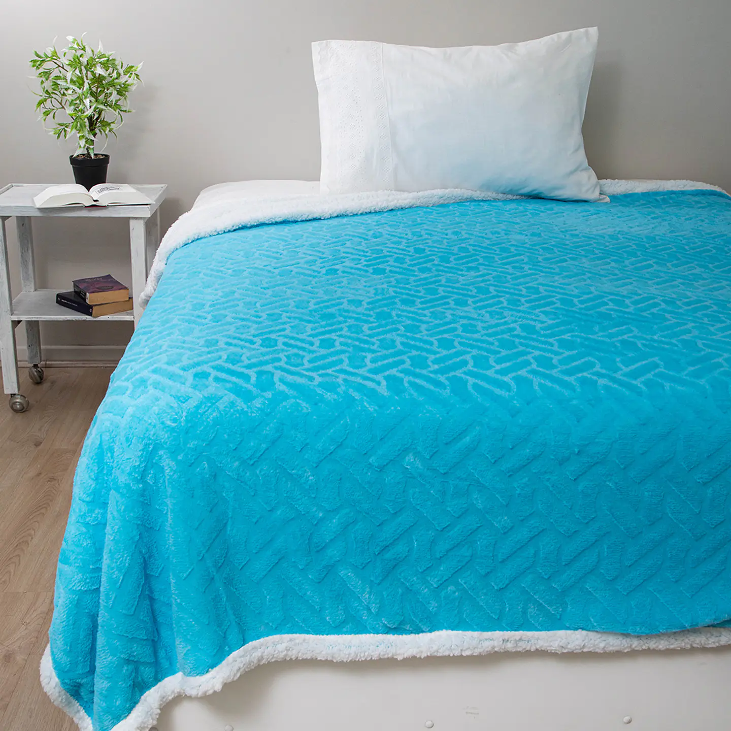 FRAZADA PLUSH SHERPA 1.5P COMERCIAL DORAL FRPLUSH15 27