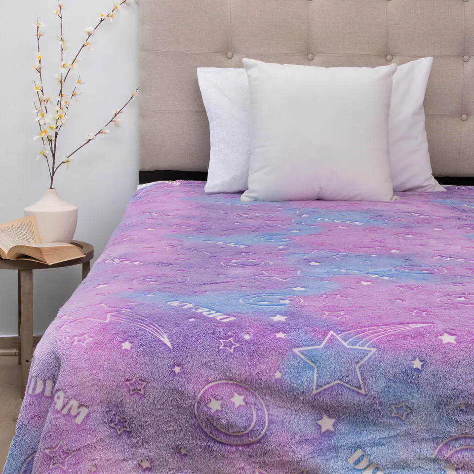 FRAZADA FLANNEL MAGIC GLOW 1.5PZA COMERCIAL DORAL FRFLMGL15 25