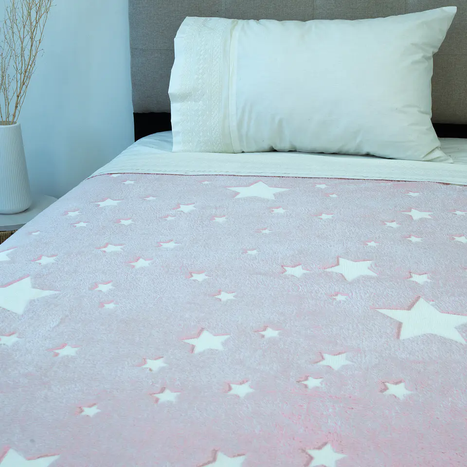 FRAZADA FLANNEL MAGIC GLOW 1.5PZA COMERCIAL DORAL FRFLMGL15 33
