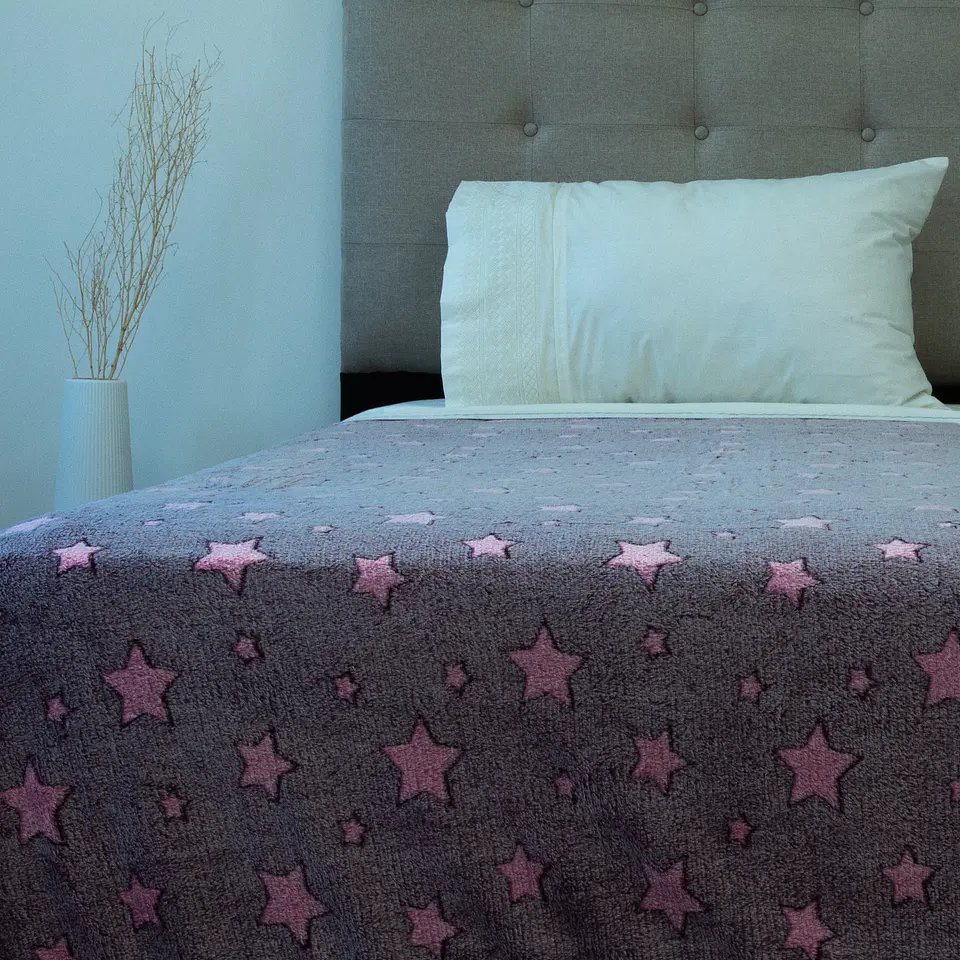 FRAZADA FLANNEL MAGIC GLOW 1.5PZA COMERCIAL DORAL FRFLMGL15 37
