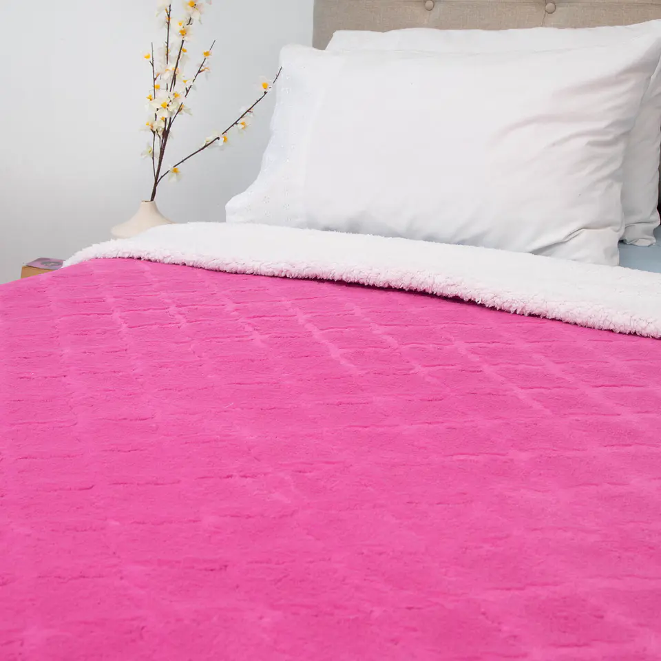 FRAZADA FLUFFY SHERPA 1.5PZA COMERCIAL DORAL FRFLUFF15 15