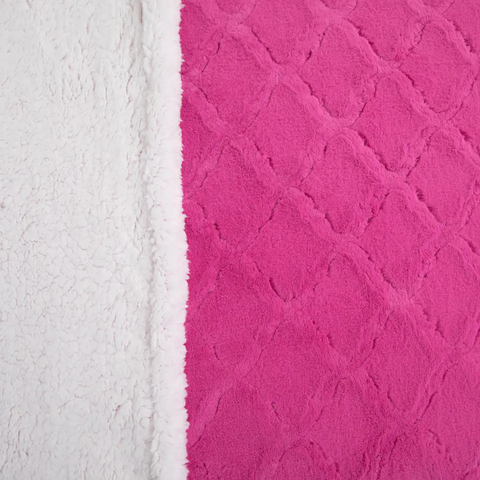 FRAZADA FLUFFY SHERPA 1.5PZA COMERCIAL DORAL FRFLUFF15 16