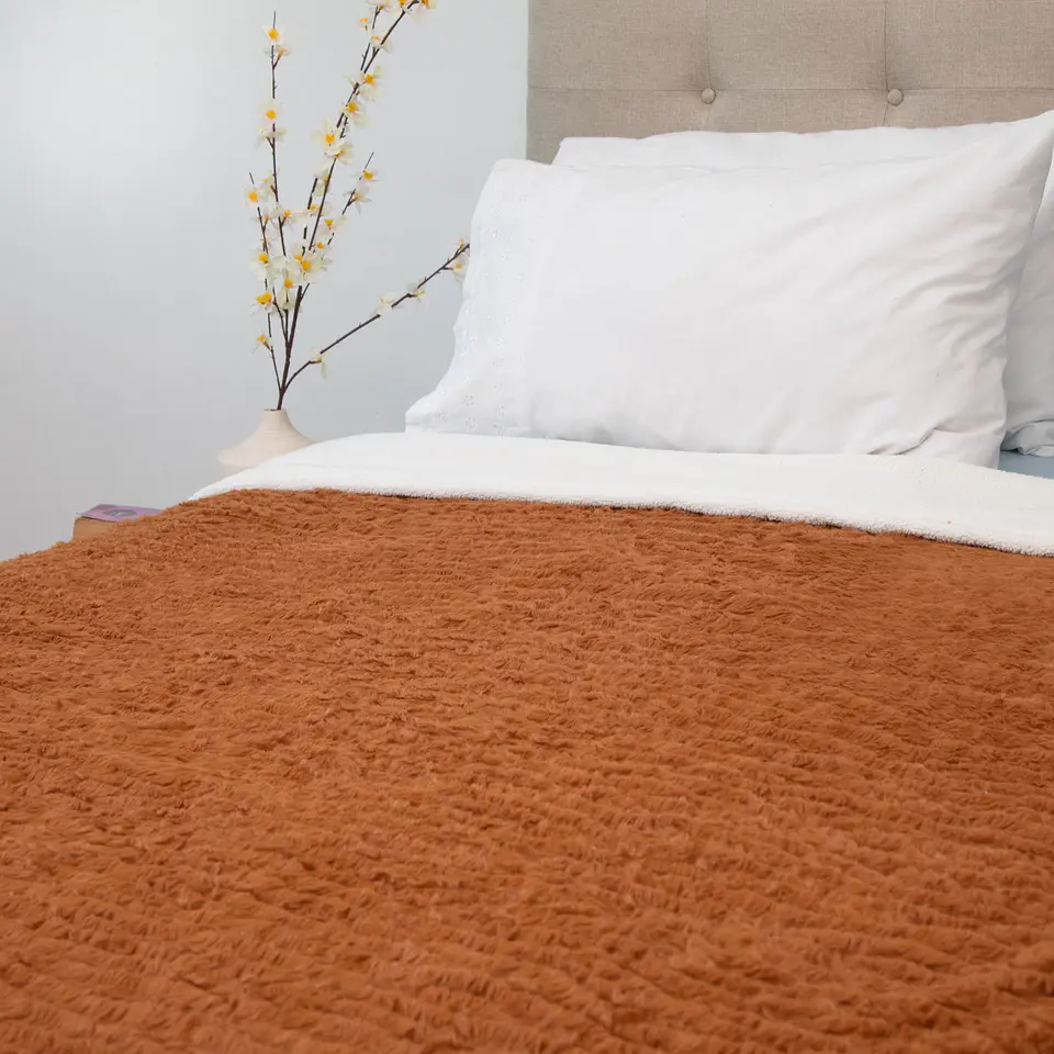 FRAZADA FLUFFY SHERPA 1.5PZA COMERCIAL DORAL FRFLUFF15 38