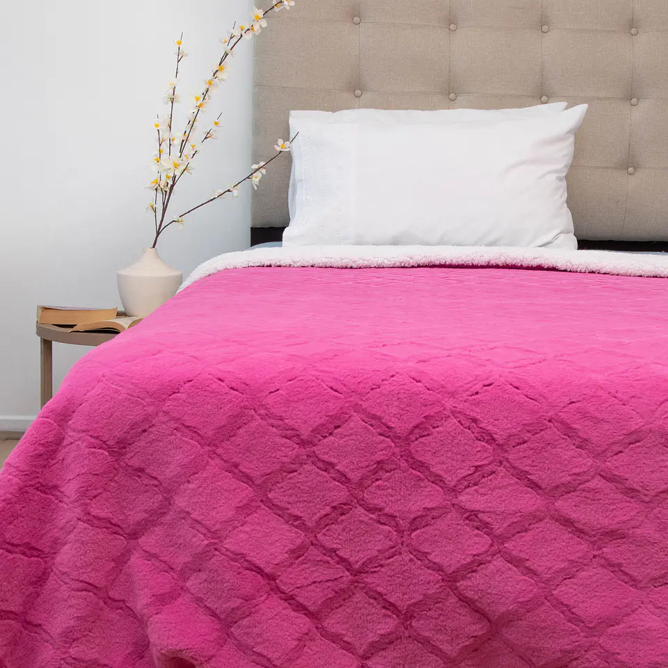 FRAZADA FLUFFY SHERPA 1.5PZA COMERCIAL DORAL FRFLUFF15 43