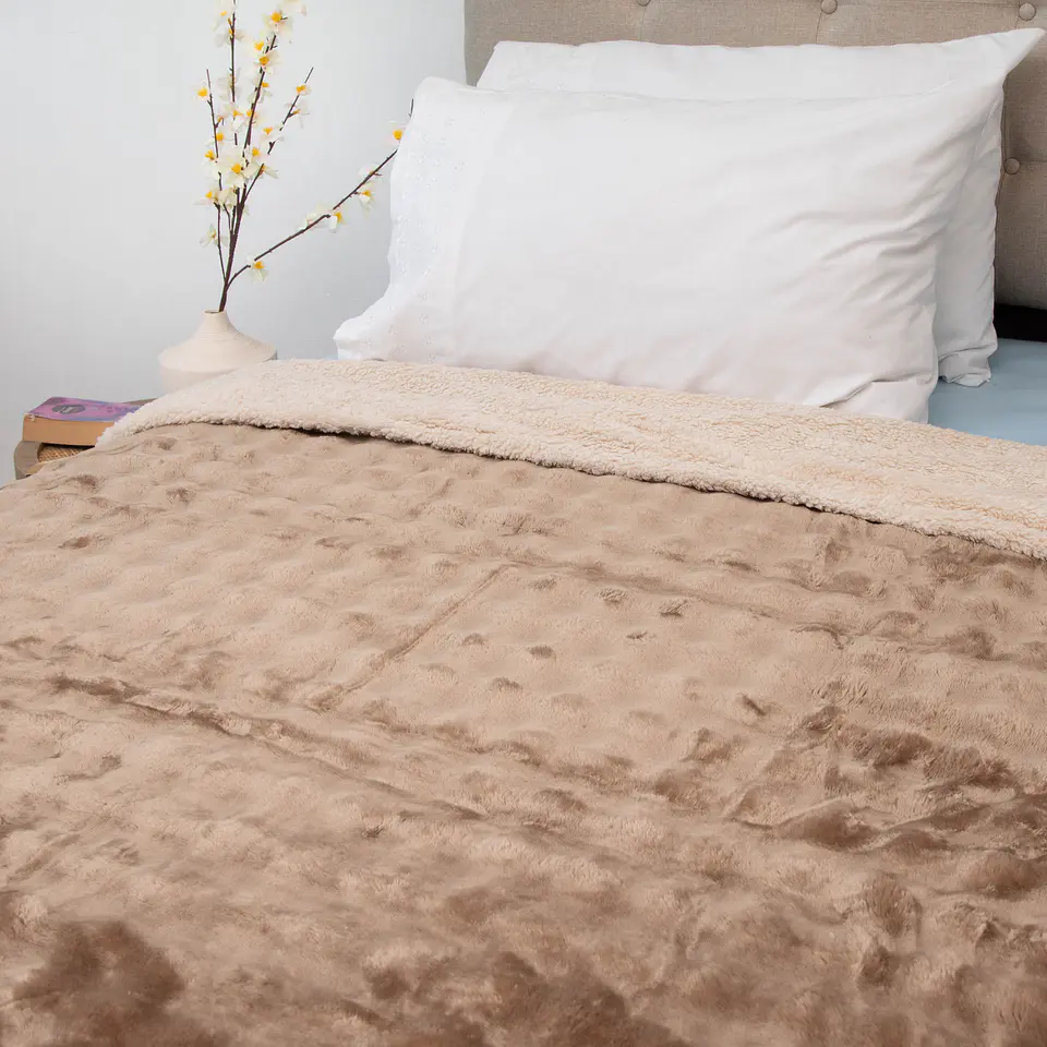 FRAZADA FLUFFY SHERPA 1.5PZA COMERCIAL DORAL FRFLUFF15 44