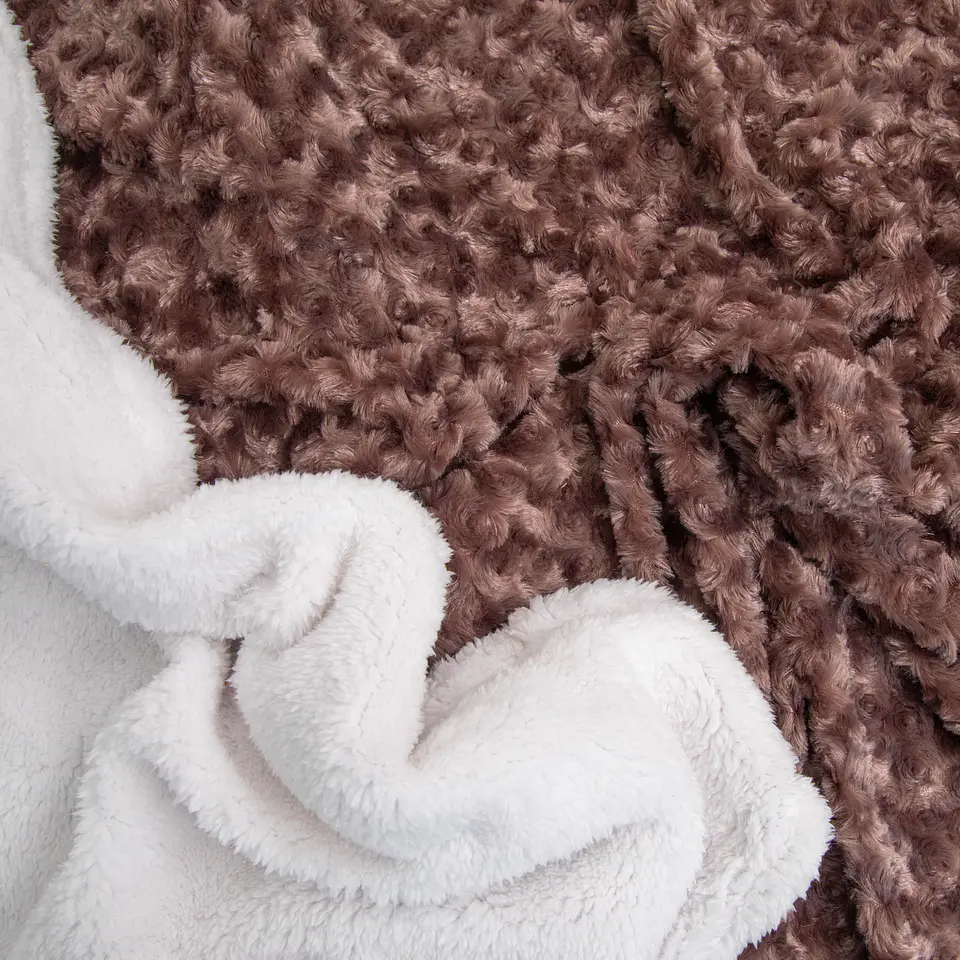 FRAZADA FLUFFY SHERPA 1.5PZA COMERCIAL DORAL FRFLUFF15 46
