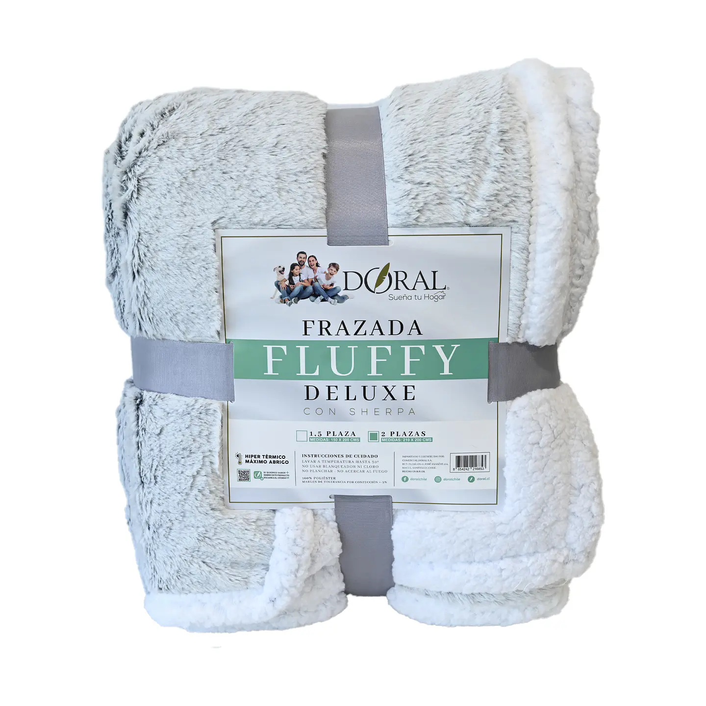 FRAZADA FLUFFY SHERPA 2PZA COMERCIAL DORAL FRFLUFF20 6