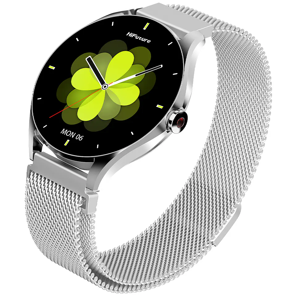 Smartwatch 1.32 AMOLED HiFuture Metal Silver Aura2 1