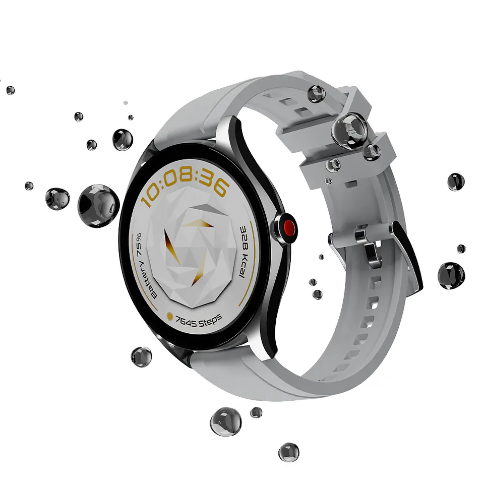 Smartwatch 1.32 AMOLED HiFuture Metal Silver Aura2 3