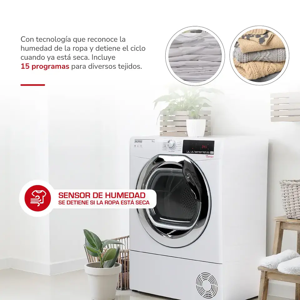 Secadora 9kg Condensacion 6