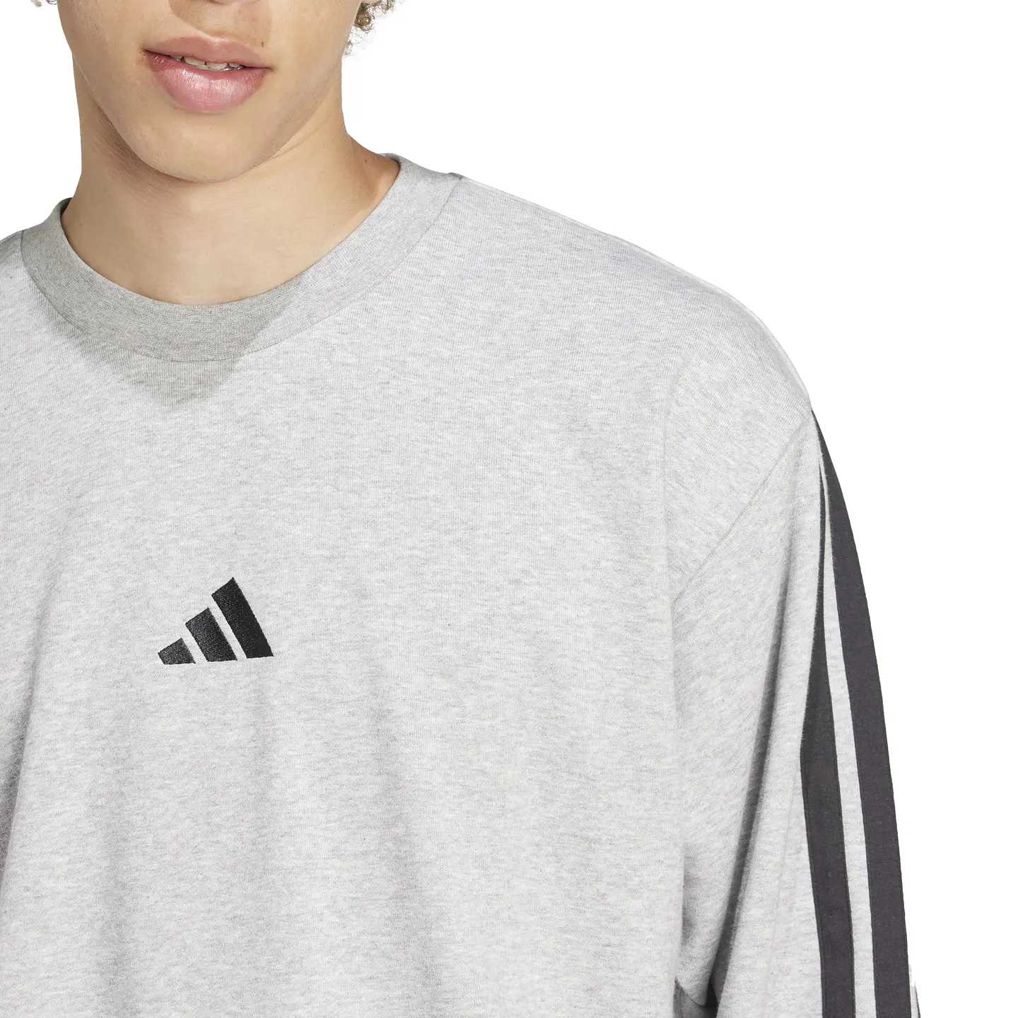 POLERON HO CP M 3S FT SWT SPORTSWEAR ADIDAS JE6 JE6374 GRIS 6