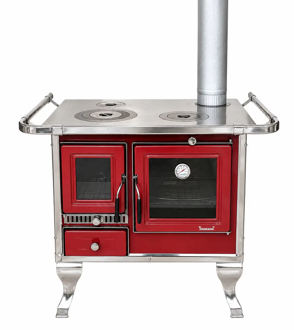 cocina leña+kit 72*56 plus rojo araucania 72*56 1