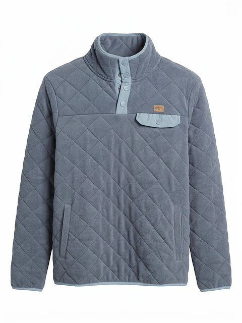 POLERON HO PATA BOTON BILLABONG FBBIS25MSW004 FB-BIS25-MSW004-T DENIM