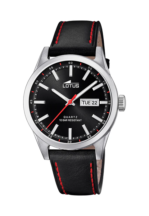 RELOJ HOMBRE CUERO DAY/DATE LOTUS 18671-4