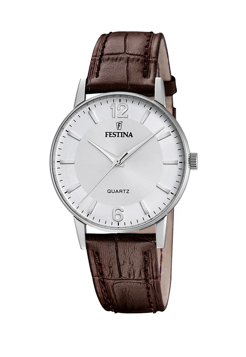 RELOJ HOMBRE. CUERO COLORES FESTINA 20690-2
