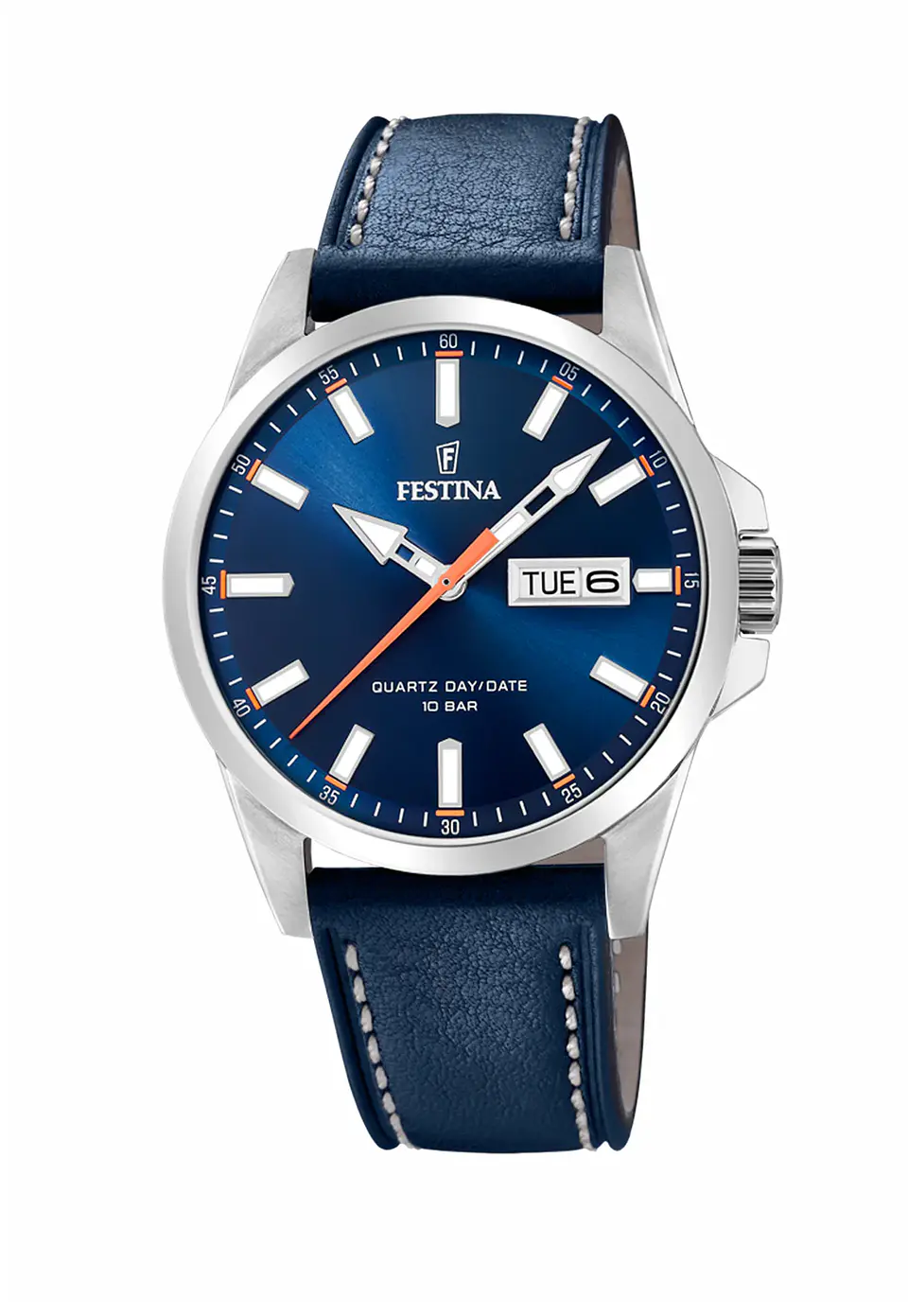 RELOJ HOMBRE CUERO DOBLE CALENDARIO FESTINA 20358-3 1
