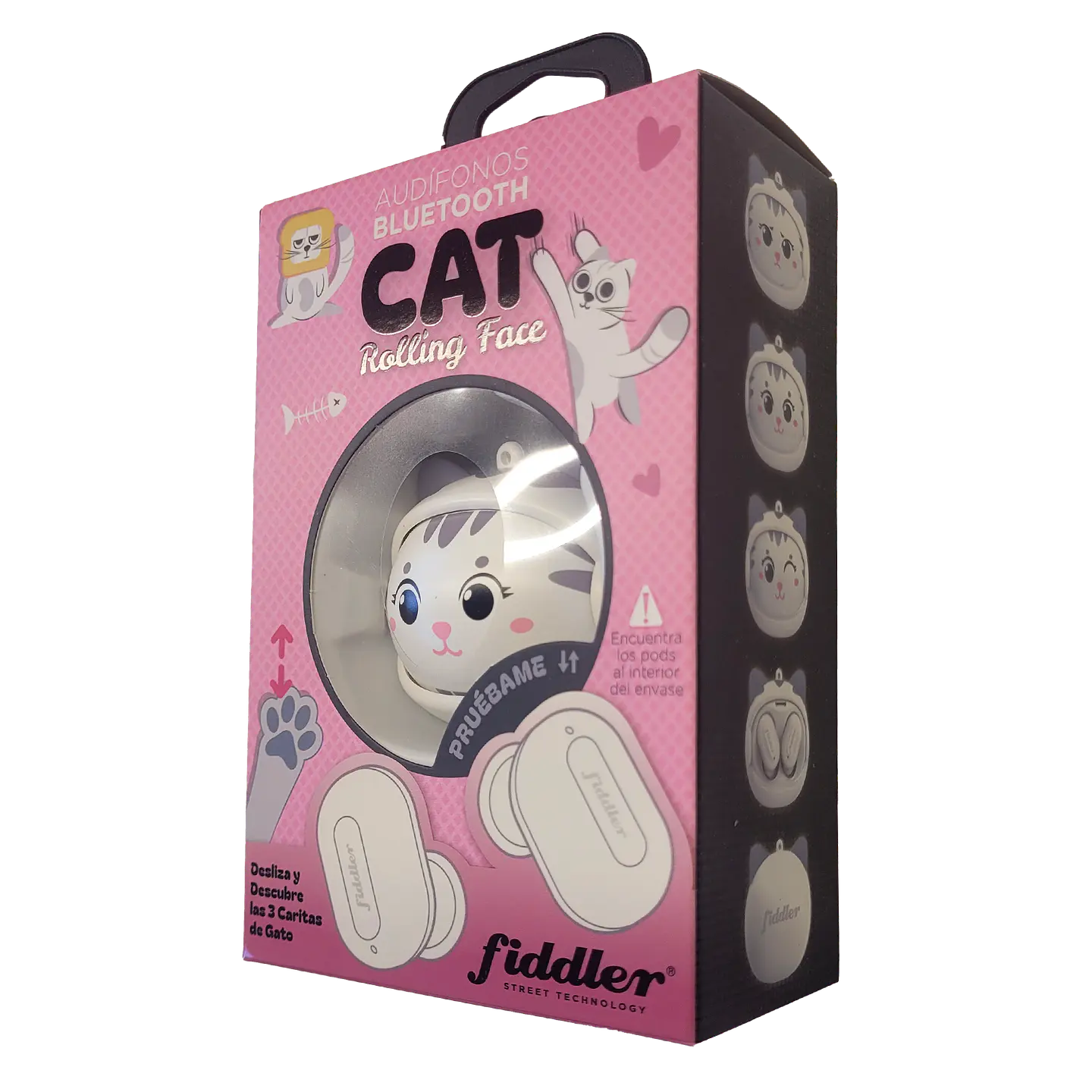 Audifonos Bt Rolling Face Cat Macrotel Fdg05Dg 6