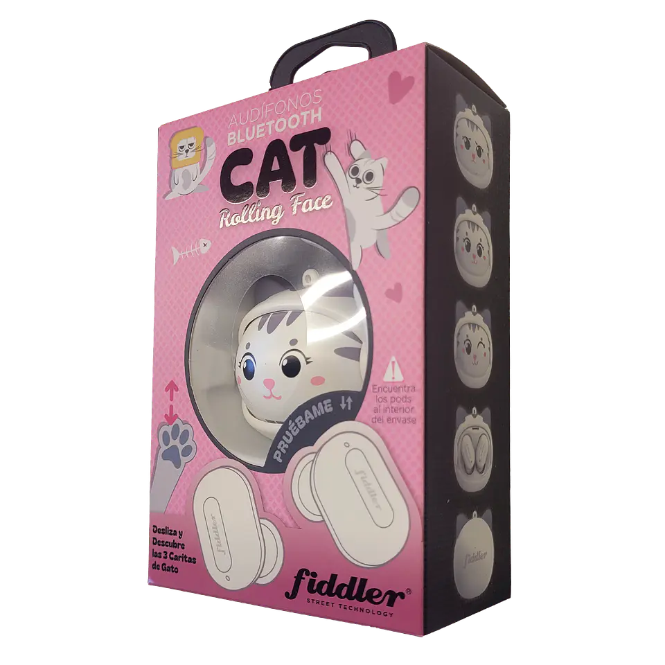 Audifonos Bt Rolling Face Cat Macrotel Fdg05Dg 6
