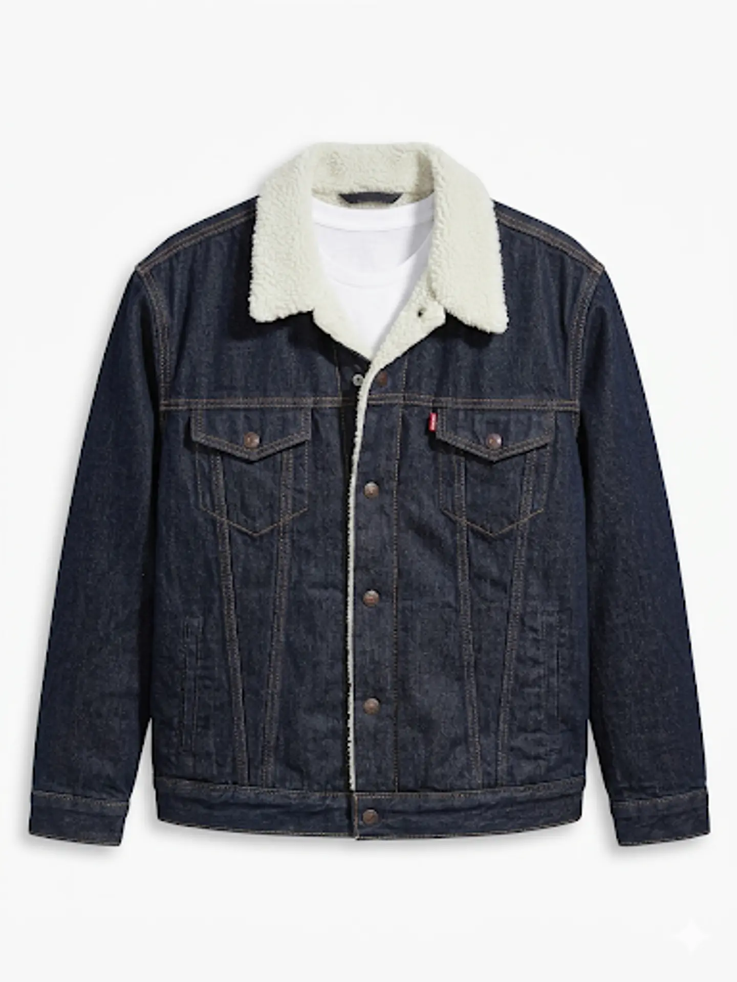 Chaqueta Hombre Mezclilla chiporro Levis 1636502 16365-0285 AZUL OSCURO 1