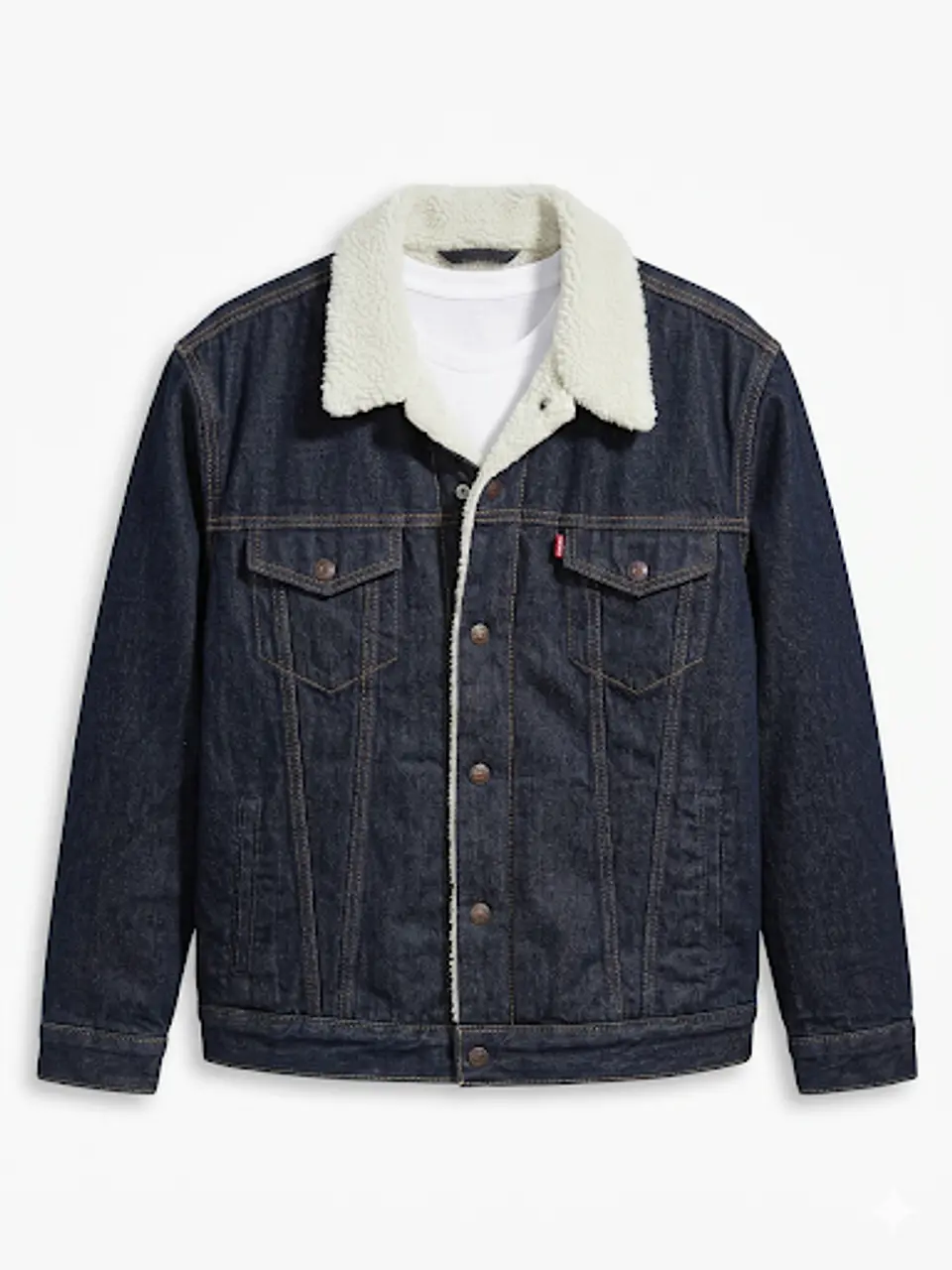 Chaqueta Hombre Mezclilla chiporro Levis 1636502 16365-0285 AZUL OSCURO 1